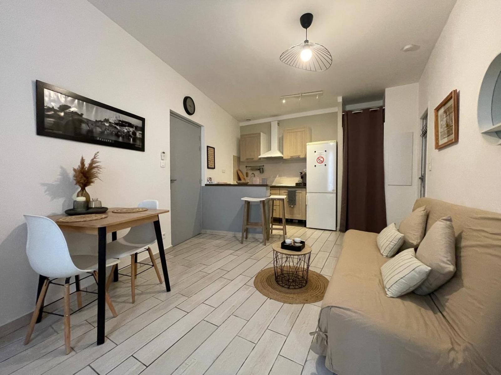 Joli Appartement Hypercentre T2, Classe Meuble De Tourisme 3 Avec Parking Gratuit Безье Экстерьер фото