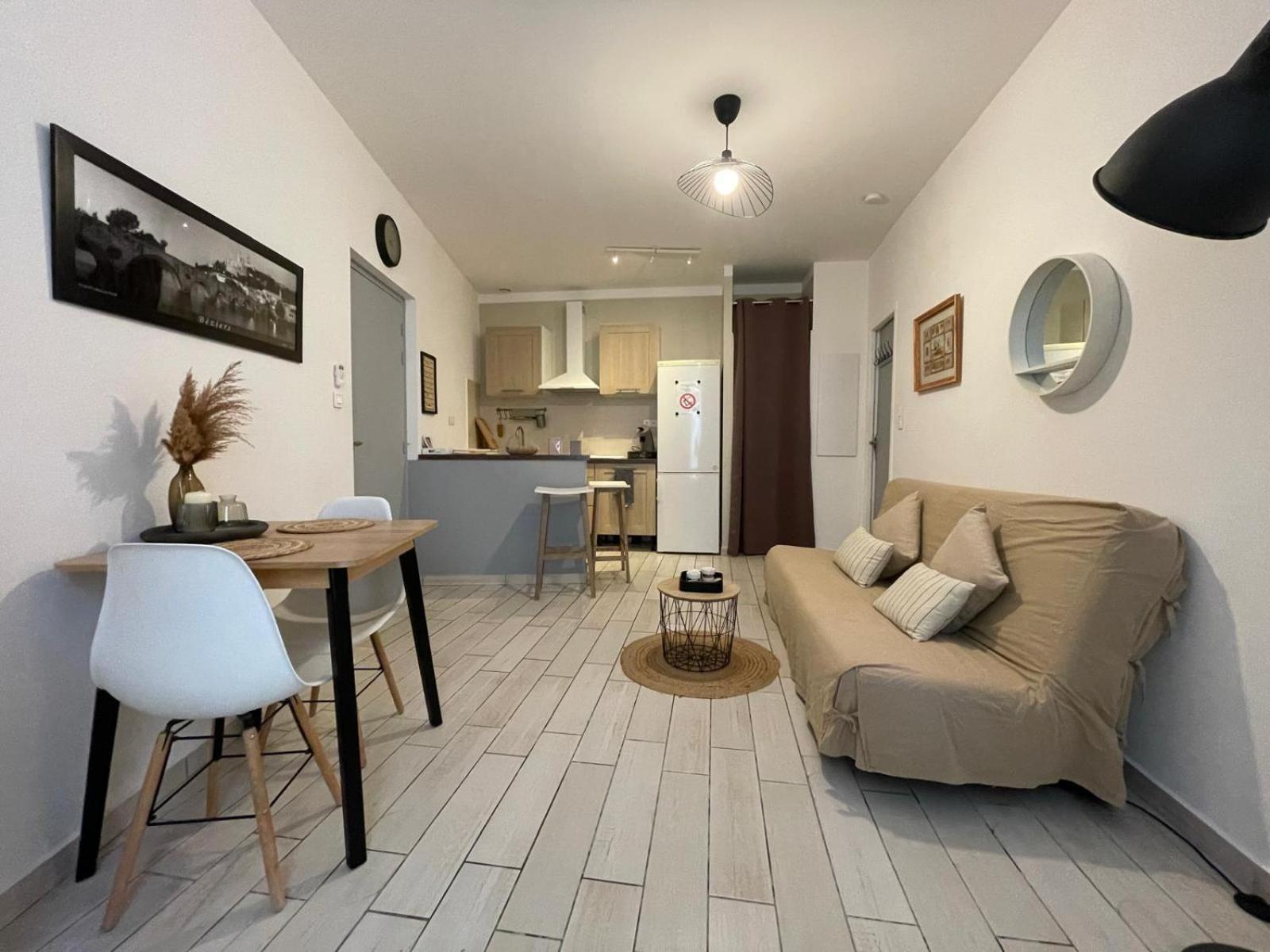 Joli Appartement Hypercentre T2, Classe Meuble De Tourisme 3 Avec Parking Gratuit Безье Экстерьер фото